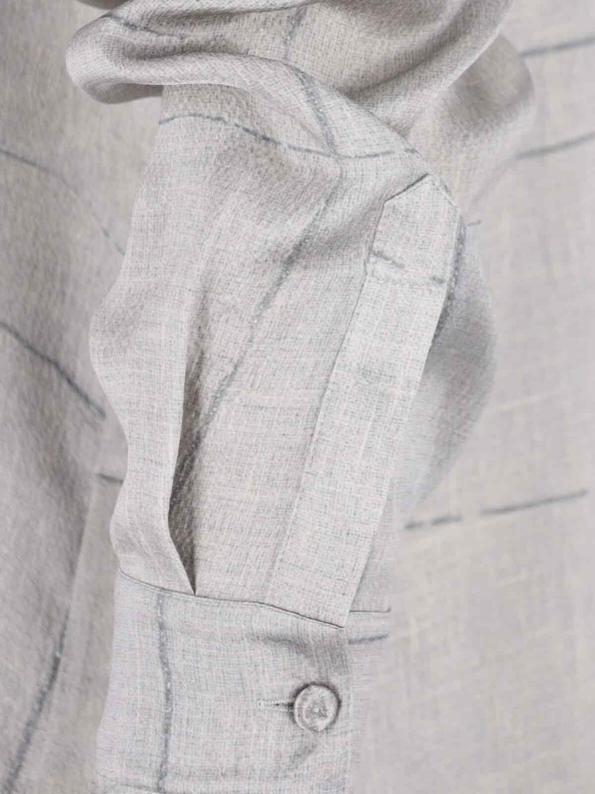 Giorgio Armani Printed Silk Satin Shirt