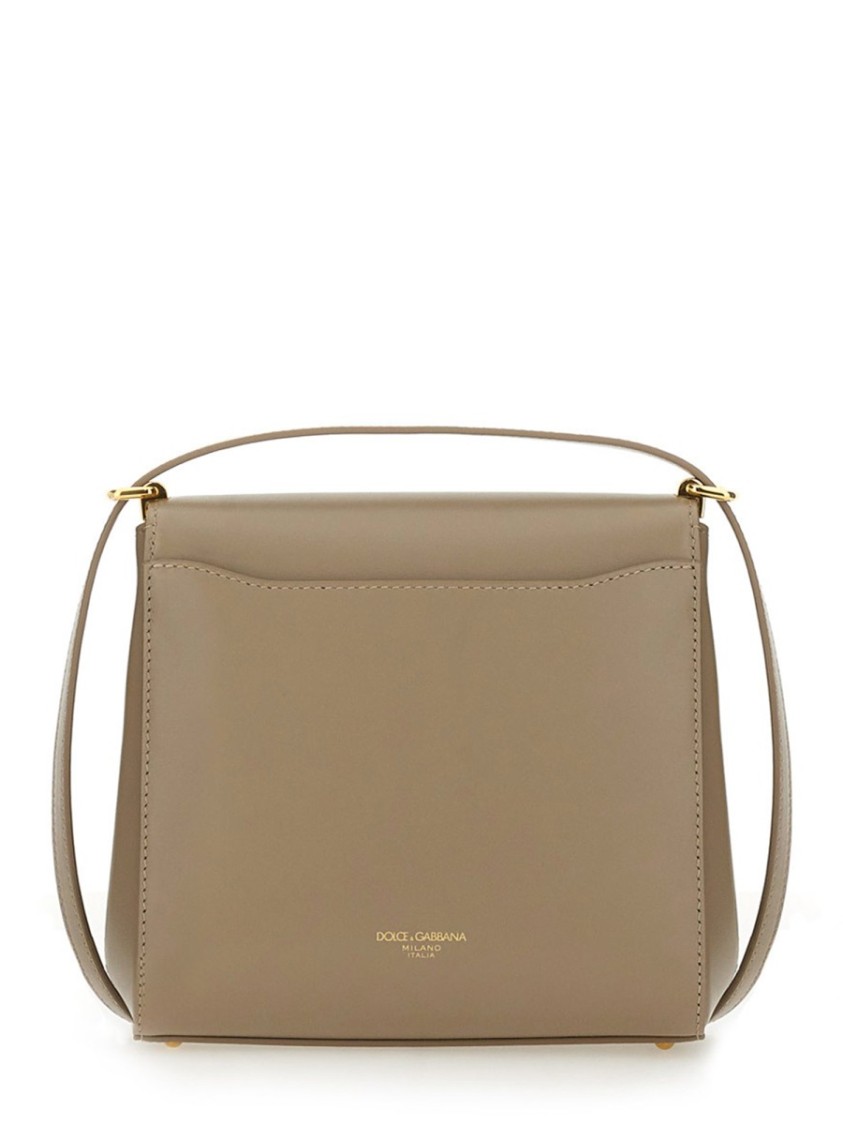 Dolce & Gabbana City Marlene Leather Crossbody Bag In Neutrals
