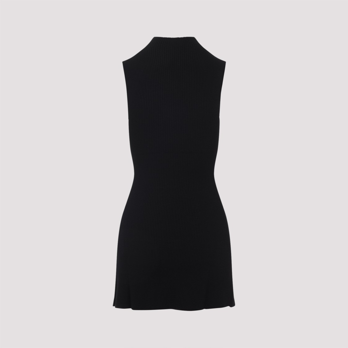 Diesel Womens 9xx M-olini Short Sleeveless Wool Knitted Mini Dress In Black