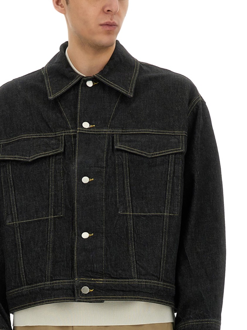 Studio Nicholson Klassische Jeansjacke In Black