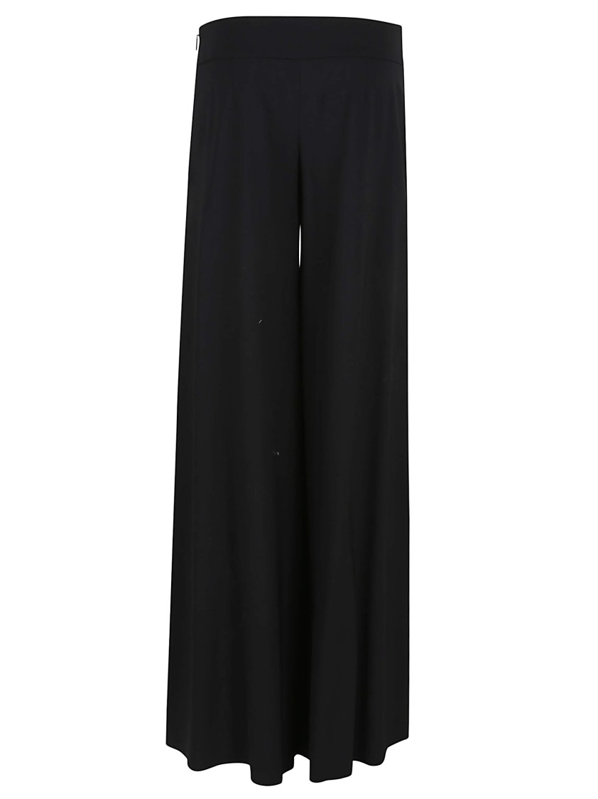 Shop Emilio Pucci Wide-leg Trousers In Virgin Wool And Silk