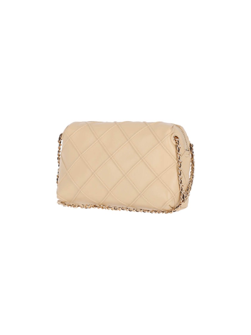 Tory Burch Mini Shoulder Bag "fleming" – Ivory