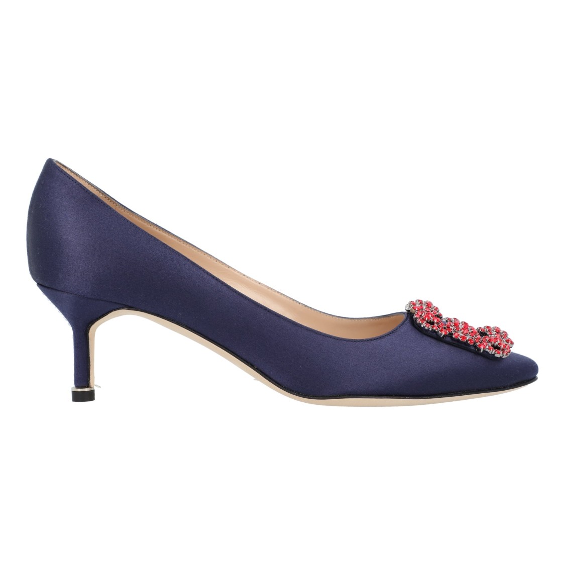Manolo Blahnik Hangisi 050 Pump Blue In Blue