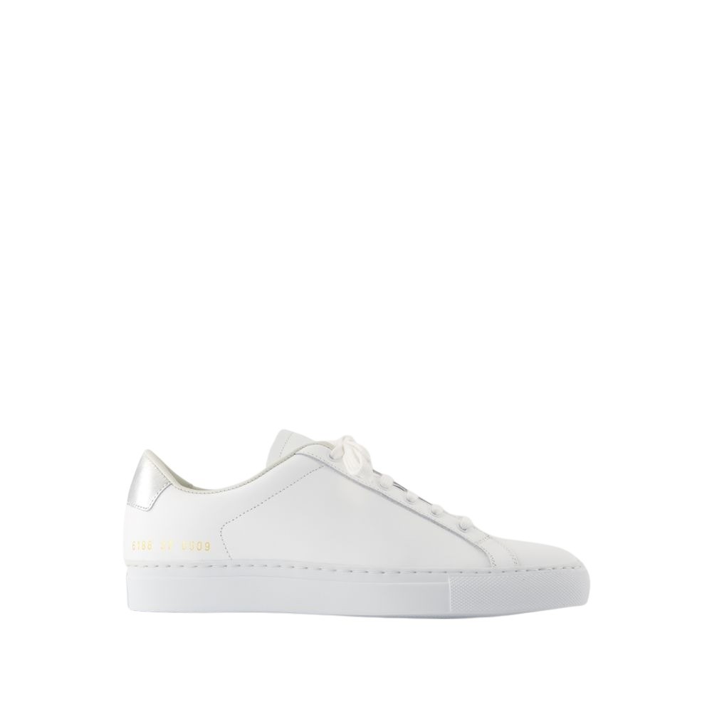 COMMON PROJECTS COMMON PROJECTS RETRO CLASSIC SNEAKERS - LEATHER - SILVER