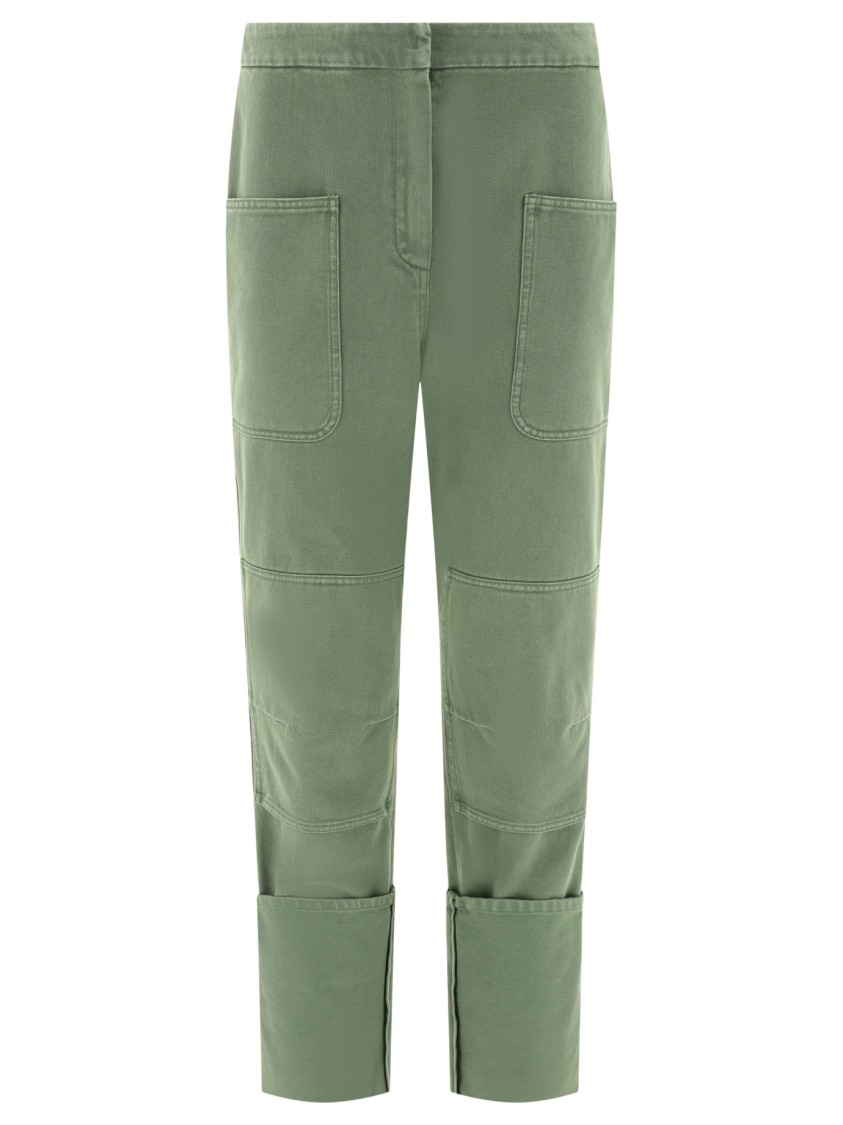 Max Mara Women's "facella" Jeans In Green