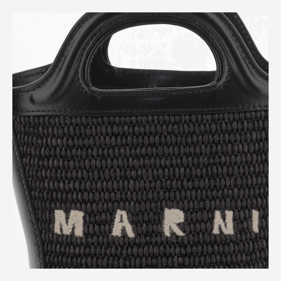Shop Marni Tropicalia Micro Bag In Black