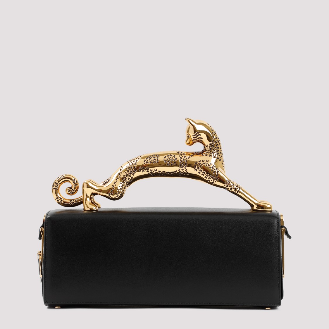 Shop Lanvin Pencil Cat Box Tote Bag