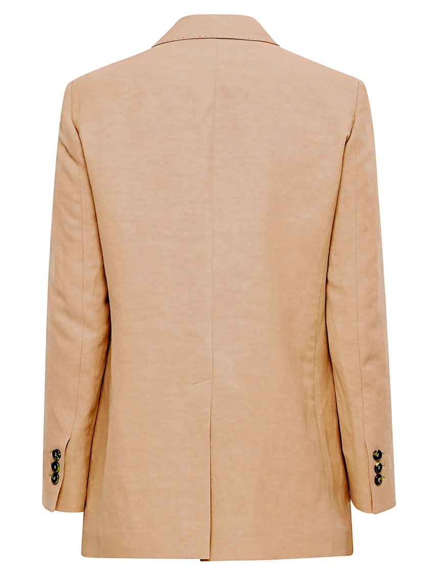 Alberto Biani Tailored Blazer With Classic Lapels In Brown