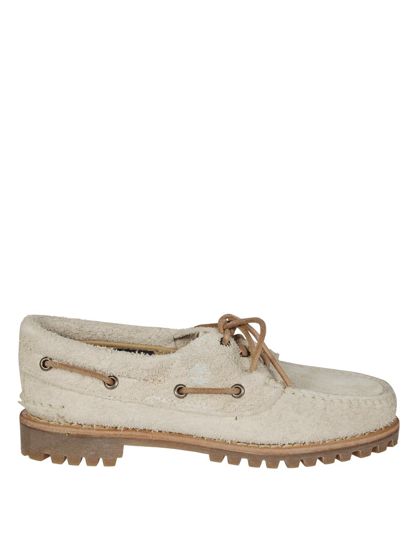 Timberland Natural Suede Boat Shoes