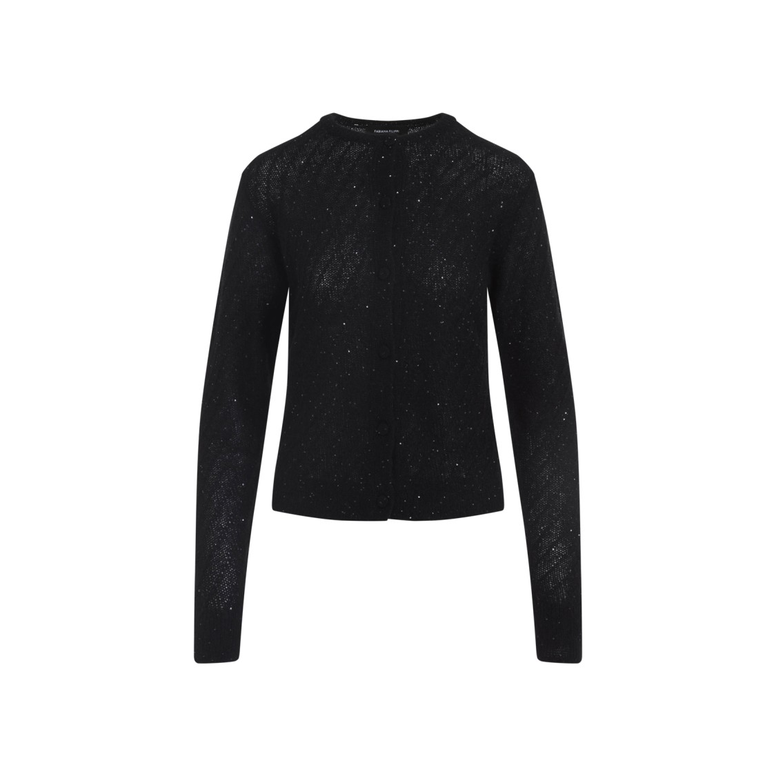 Fabiana Filippi Virgin Wool Cardigan Mini-sequins