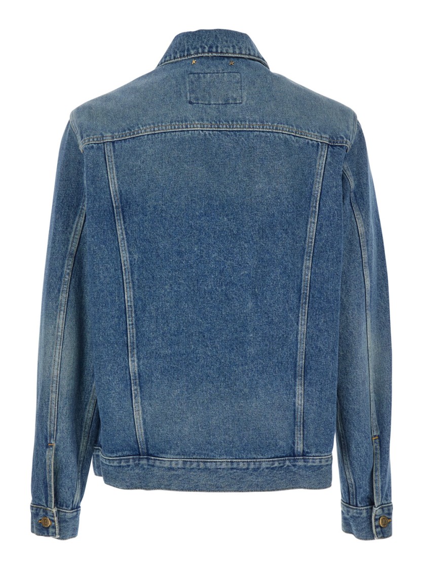 GOLDEN GOOSE GOLDEN GOOSE BLUE DENIM JACKET