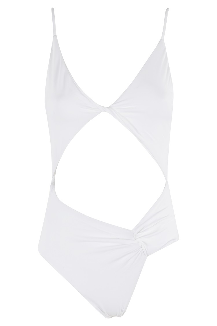 Federica Tosi One-piece Swimsuit With Twisted Triangle Top And Cut-out Details