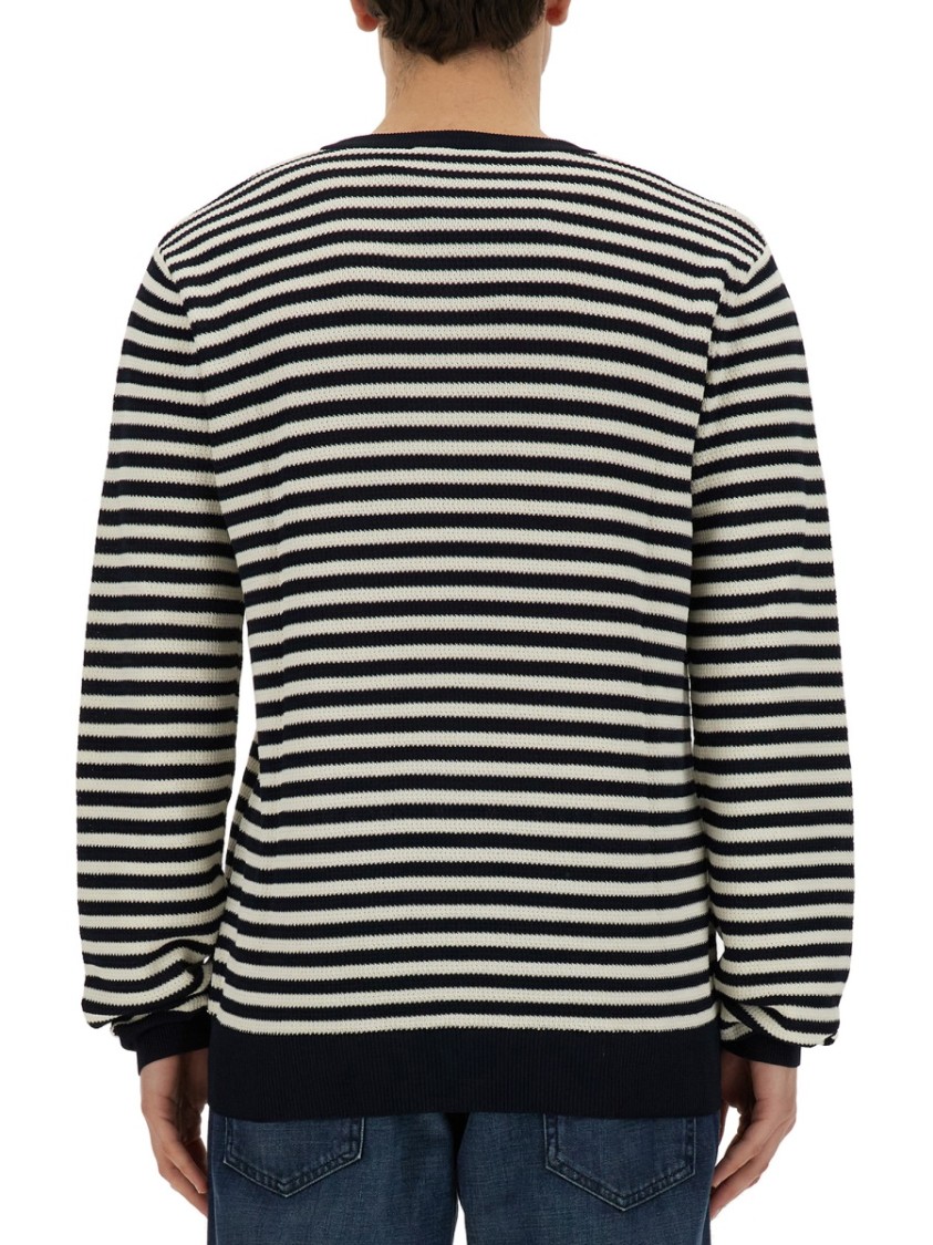 Dolce & Gabbana Jersey With Stripe Pattern In Multicolor