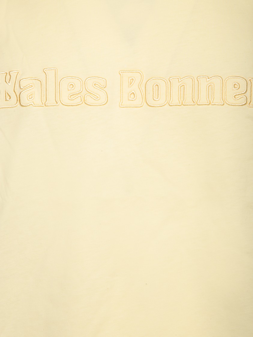 Shop Wales Bonner Yellow Cotton T-shirts