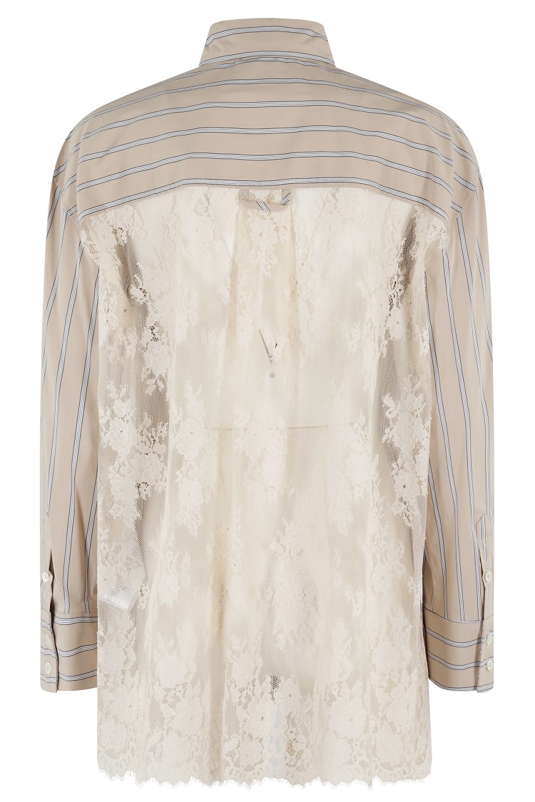 Shop Semicouture Semi Couture Emma Shirt In Neutrals
