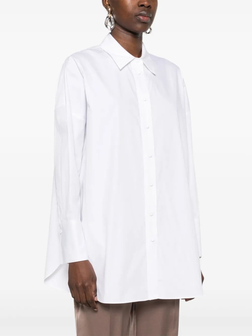 Joseph Womens White Comete Oversized Cotton Shirt In White