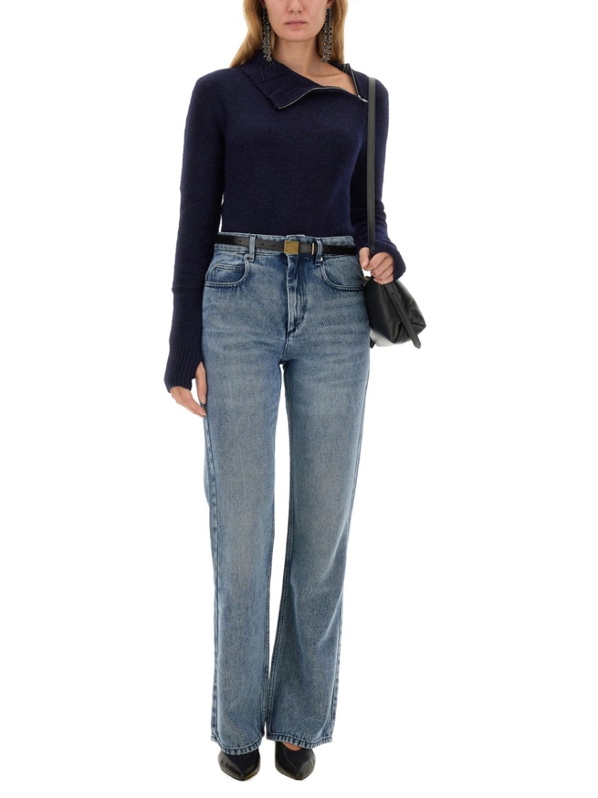 Shop Isabel Marant Étoile "odelle" Jersey In Black