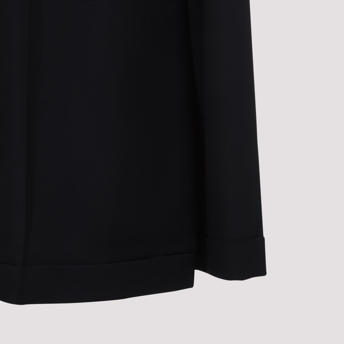 Moschino High-waisted Black Maxi Skirt With Pleated Design In Black