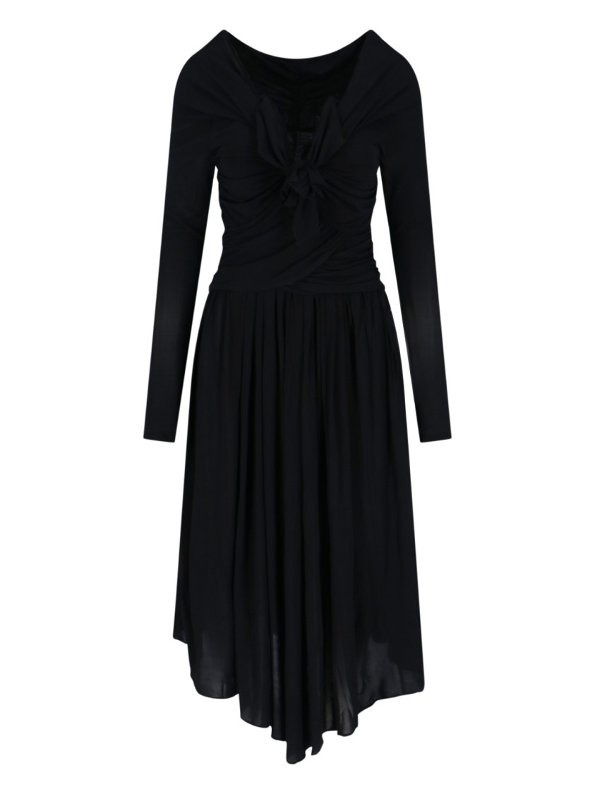 ISABEL MARANT ISABEL MARANT DRAPED MAXI DRESS – BLACK