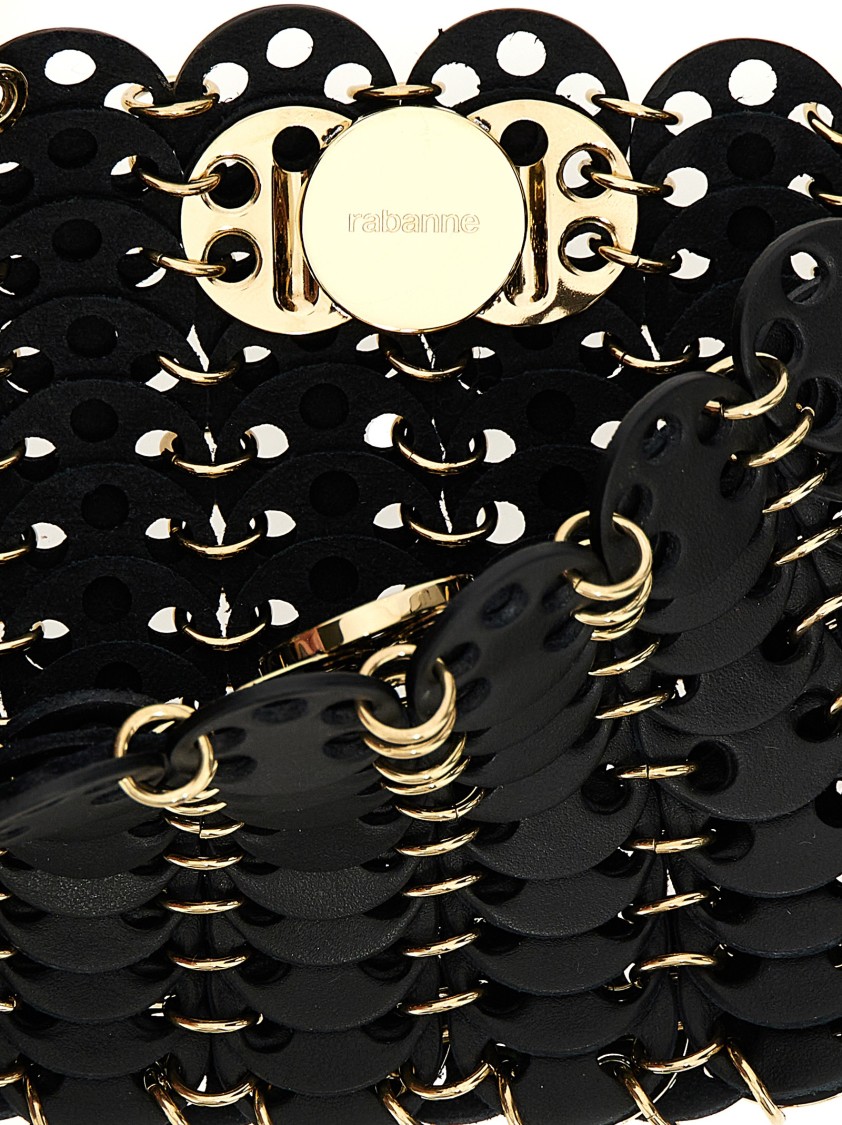 Rabanne Black 1969 Black Nano Shoulder Bag