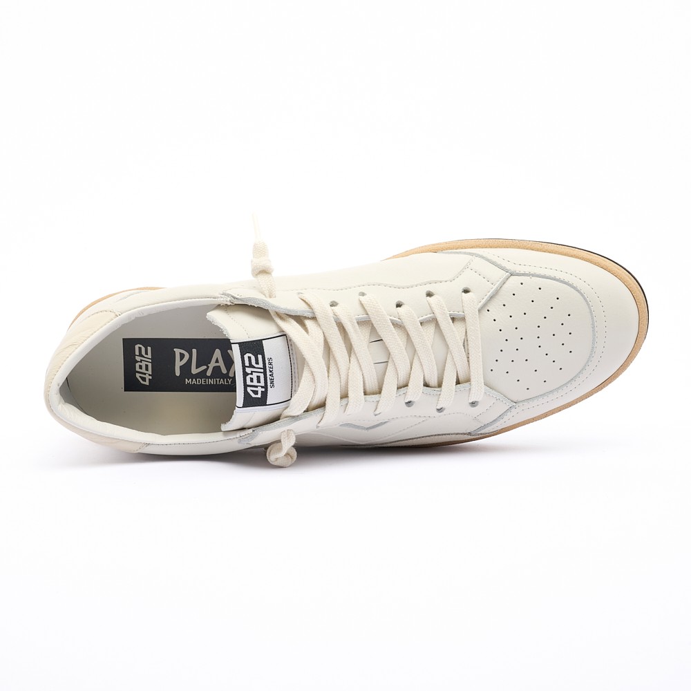 4b12 Total Leather Men's Sneakers In Neutral