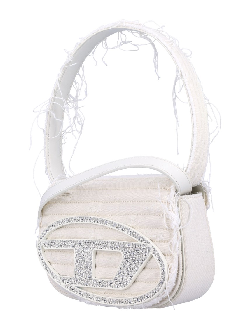 Shop Diesel Textured Bag 1dr Bag In Neutrals