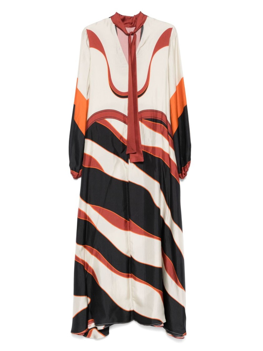 RAQUEL DINIZ RAQUEL DINIZ MAXI DRESS WITH FLOWING SILHOUETTE