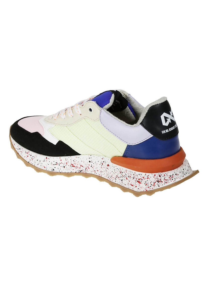 Id.eight Vibrant Eco-friendly Sneakers With Chunky Sole