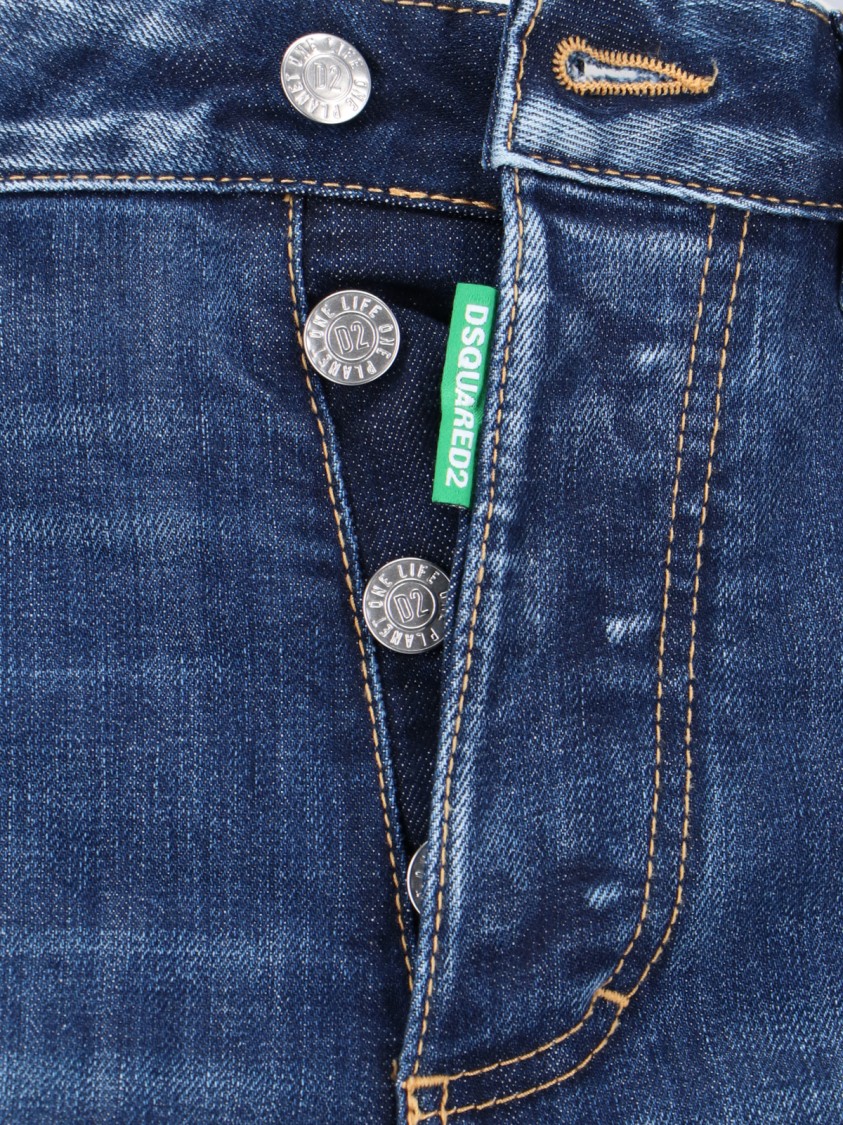 Shop Dsquared2 Straight-leg Denim Jeans In Blue