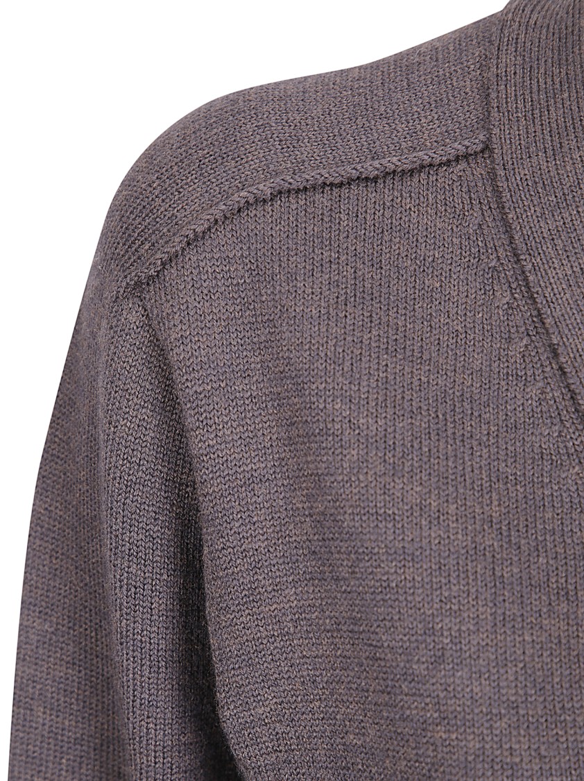 Studio Nicholson Extra-fine Merino Wool Cardigan In Gray