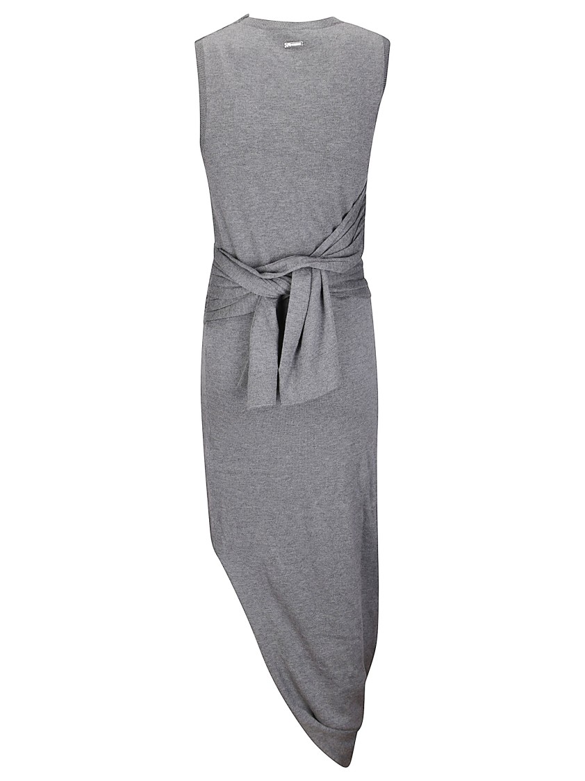 Jw Anderson J. W. Anderson Sleeveless Fitted Dress In Gray