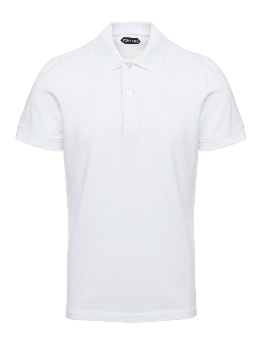 Shop Tom Ford White Short-sleeves Polo