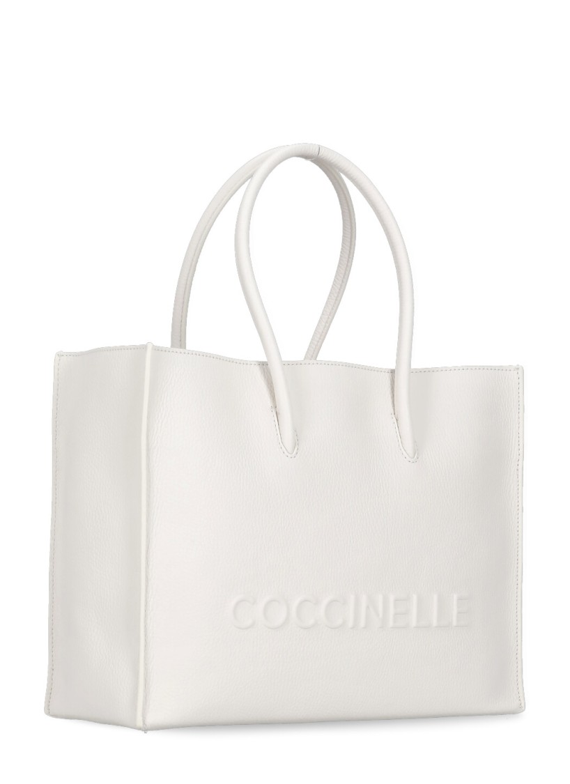 Shop Coccinelle Ivory Myrtha Bag