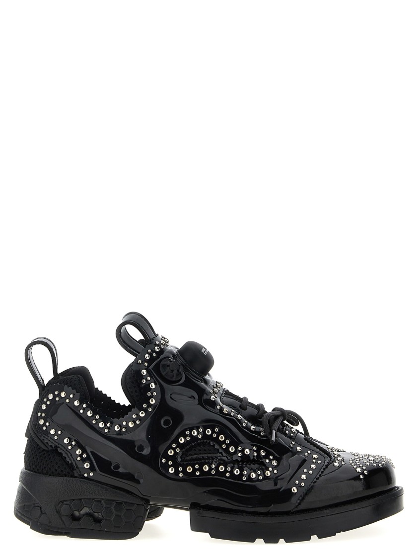 Noir Kei Ninomiya Reebok Collaboration Brogue Sneakers In Black