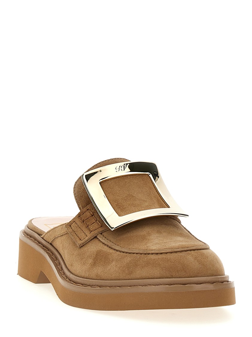 Roger Vivier 'viv' Rangers' Mules In Brown