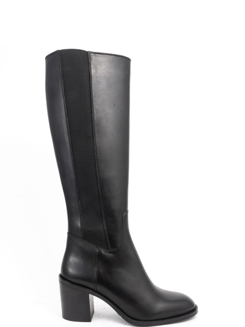 ブーツその他 Sergio Moretti Long Black Casual Boots Sergio Moretti Long Black Casual Boots in Black | THE LIST