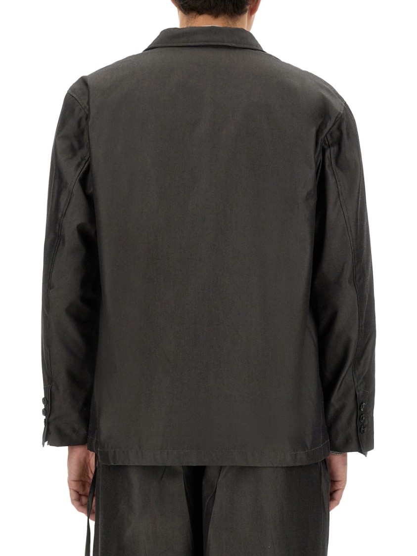 Aïe Aie Relaxed Fit Oversize Jacket In Grey