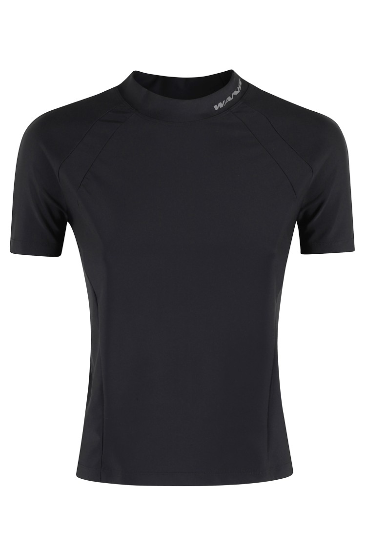 Alexander Wang T T By Alexander Wang Rashguard T-shirt In Black
