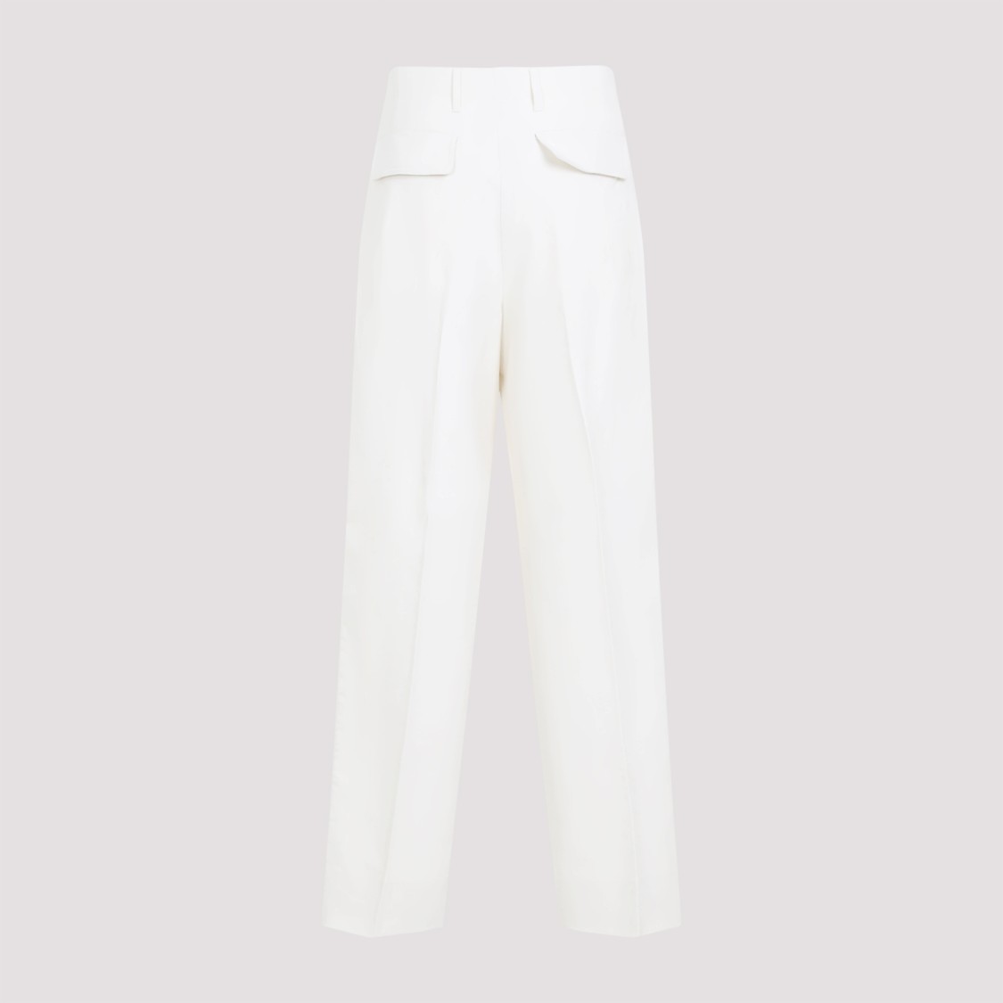 Shop Zegna Cotton Cashmere Pants In White