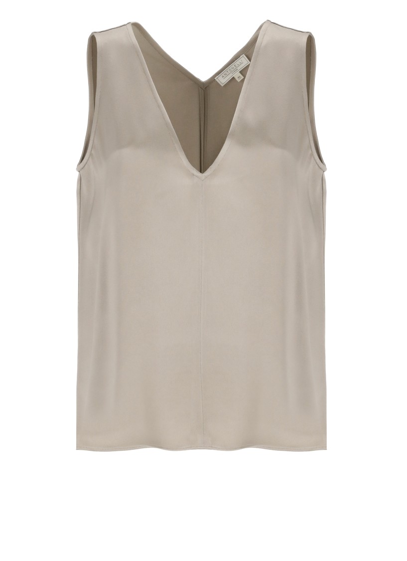 Shop Antonelli Bergamo Top In Brown