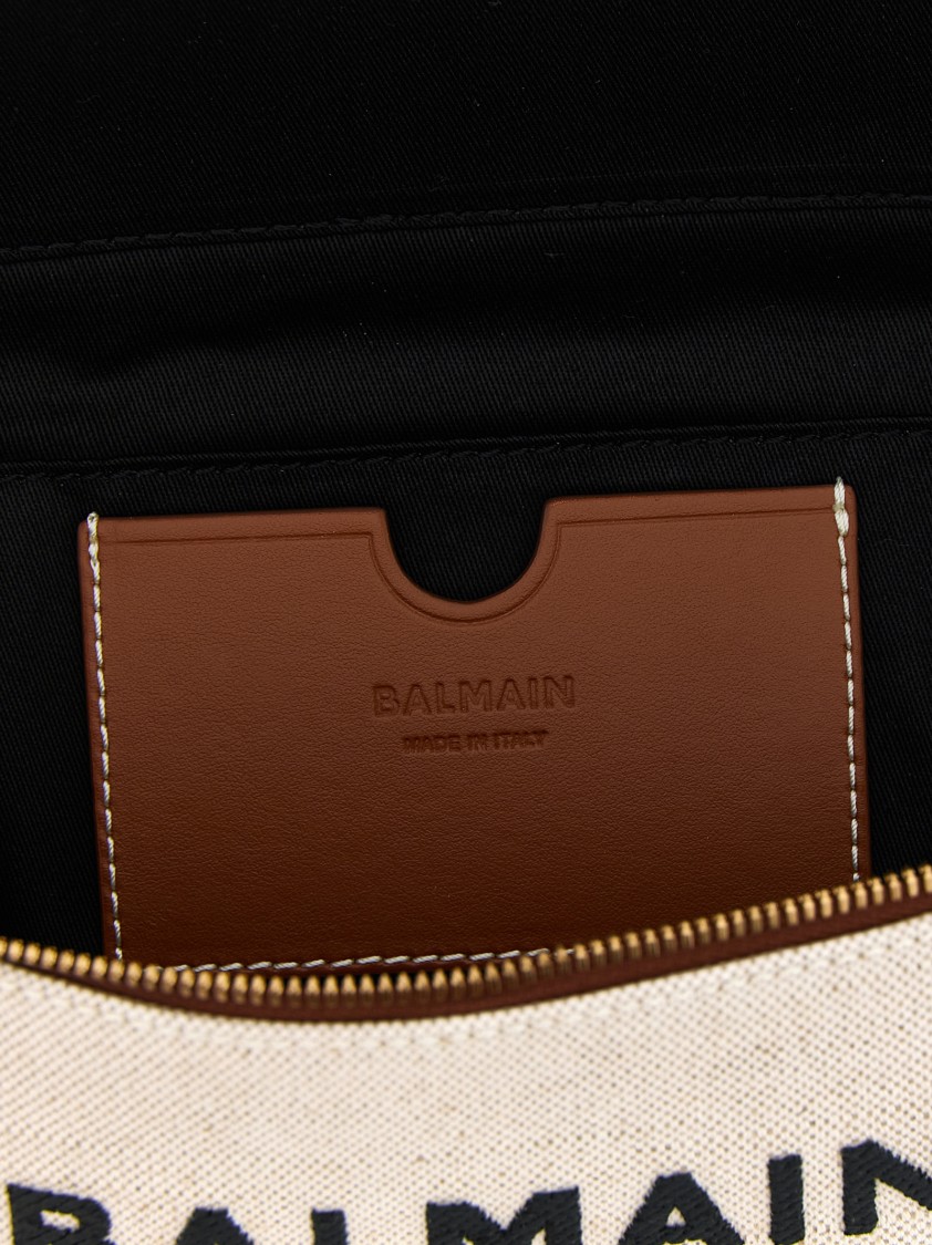 Balmain 'trousse B-army' Crossbody Bag In Neutral