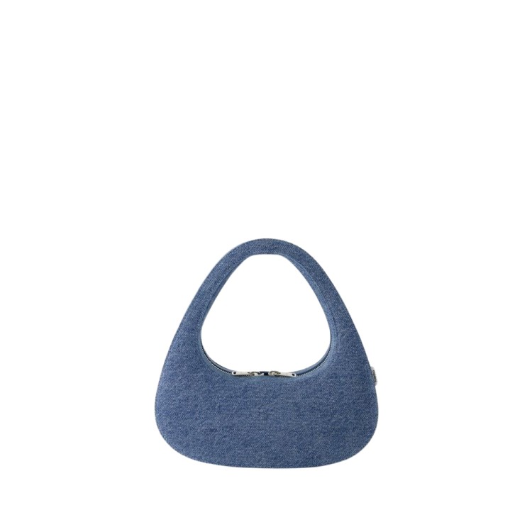 トートバッグ Coperni Swipe Baguette Bag - Coperni - Canvas - Washed Blue Coperni Swipe Baguette Bag - Canvas - Washed Blue | THE LIST
