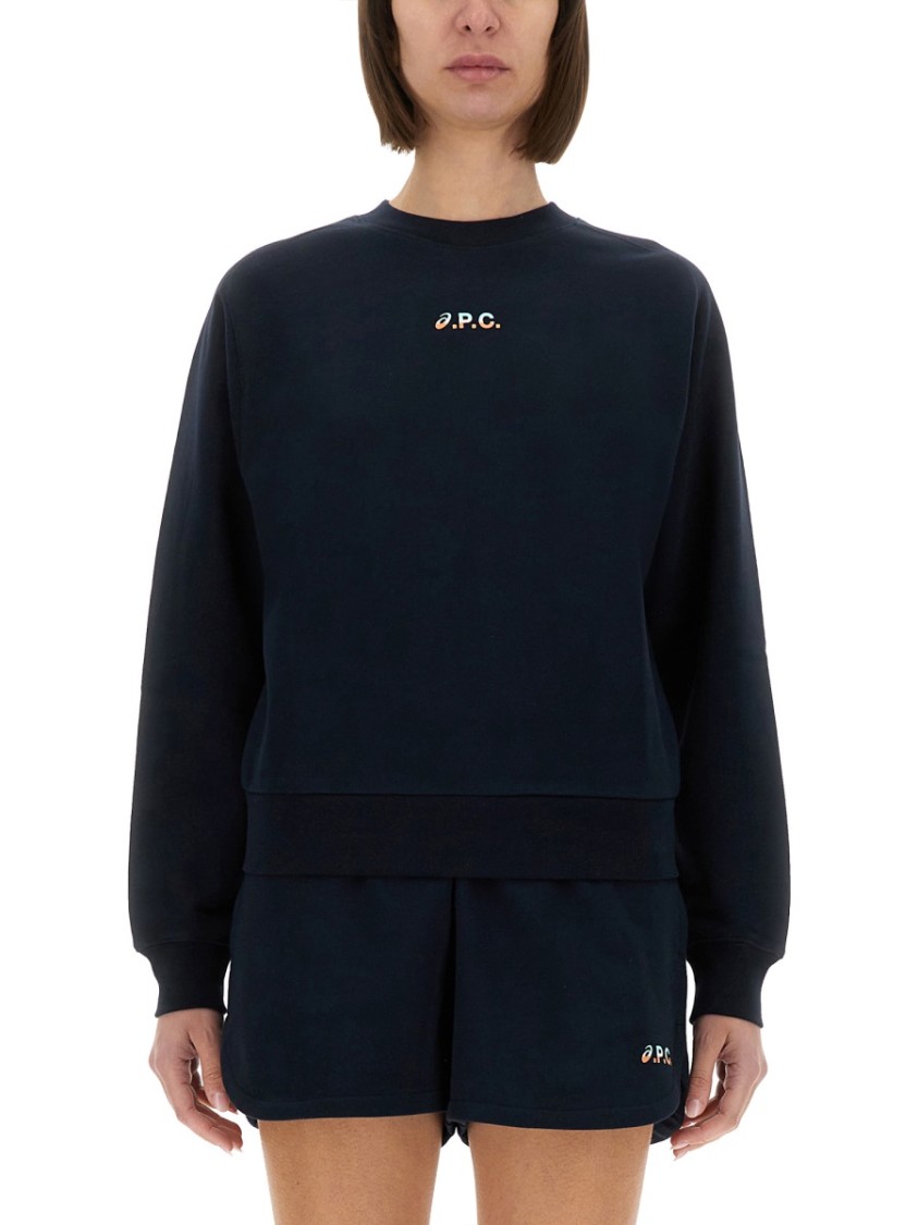 A.p.c. X Asics "stone" Sweatshirt