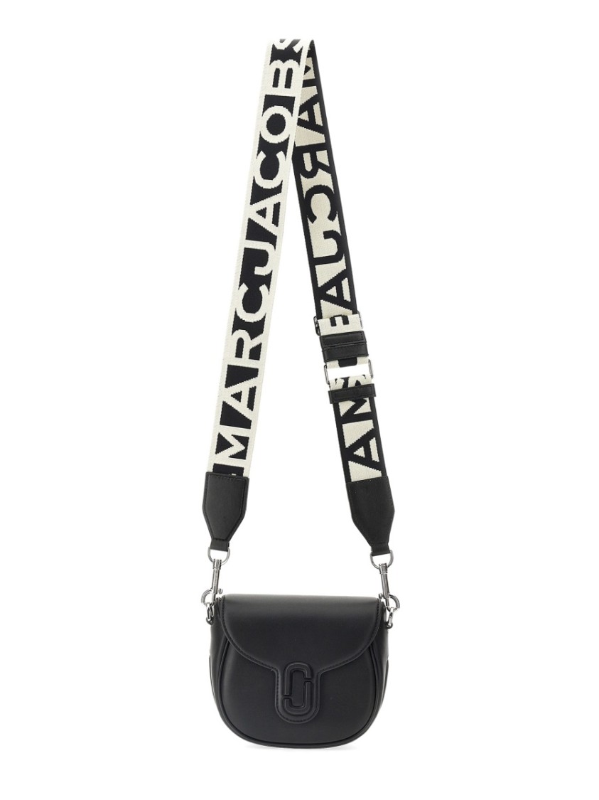 Marc Jacobs The J Marc Small Saddle Bag In Black