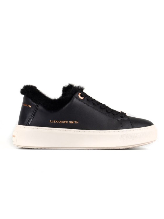 Alexander Smith Black Cow Leather Trainers Sneaker | THE LIST