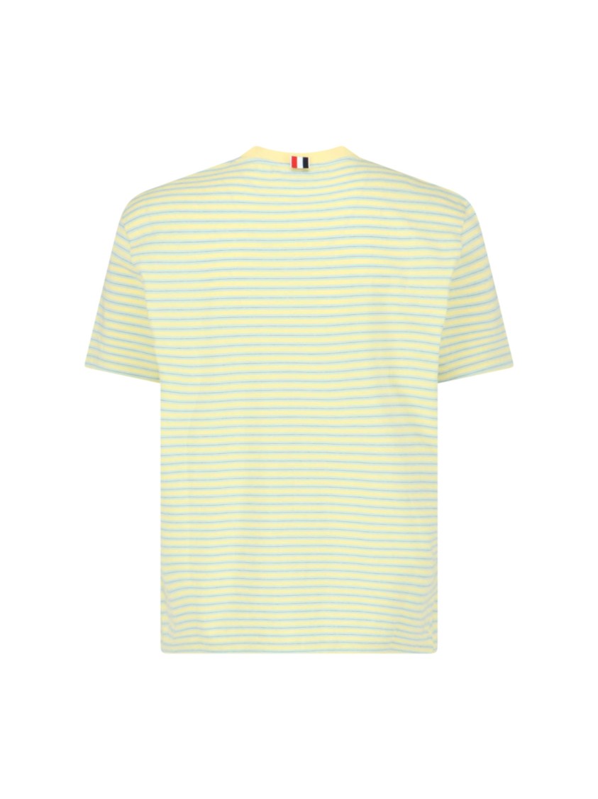 Thom Browne "striped T-shirt" – Yellow