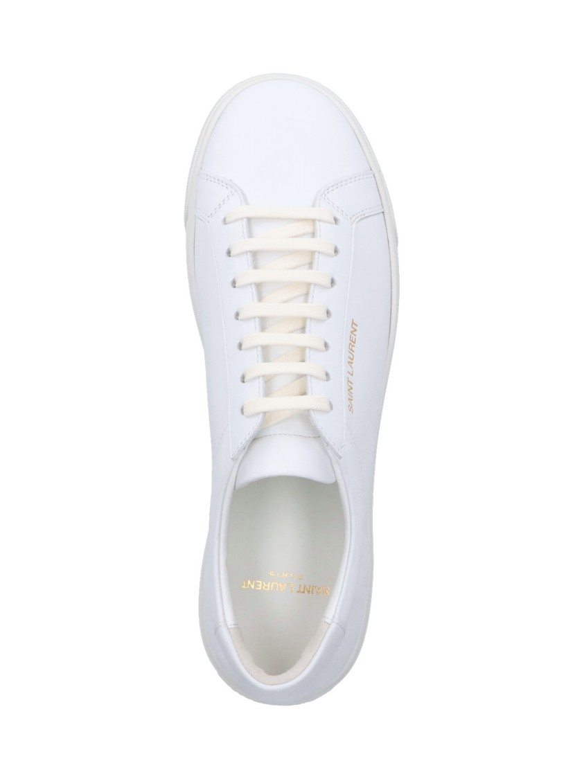 Saint Laurent Sneakers Casual Rubber Sole In White
