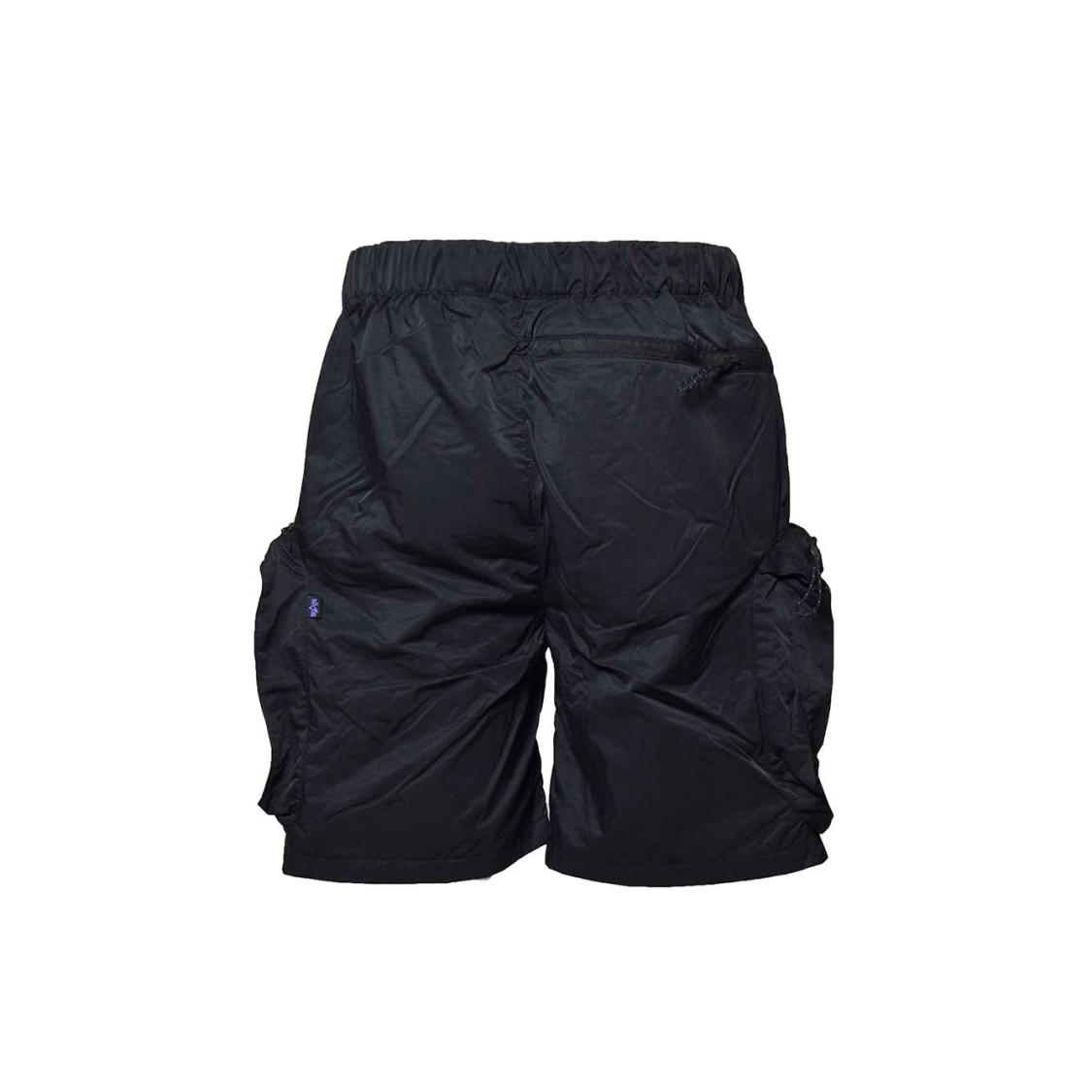 ALPHA INDUSTRIES ALPHA INDUSTRIES BLACK NYLON UTILITY UV BERMUDA SHORTS