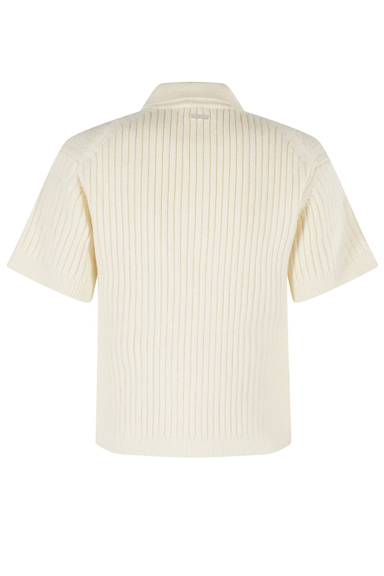 Jw Anderson J. W. Anderson Cropped Cable Knit Polo In