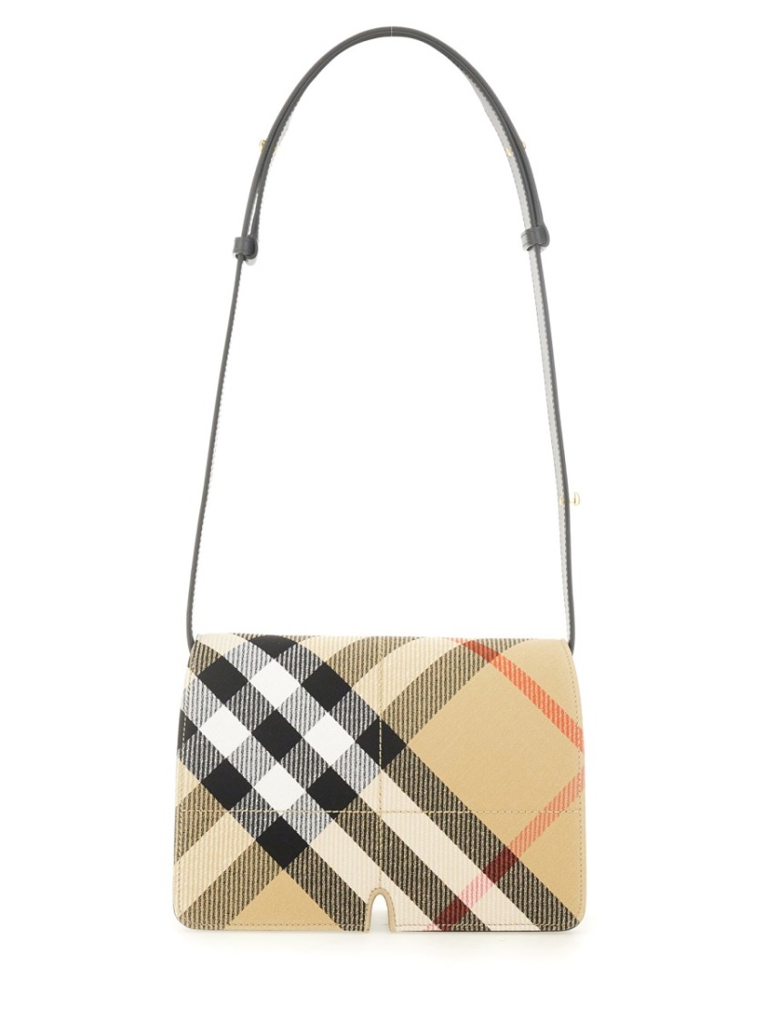 Burberry Snip Bag In Brown